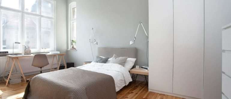 Скандинавский минимализм в спальне